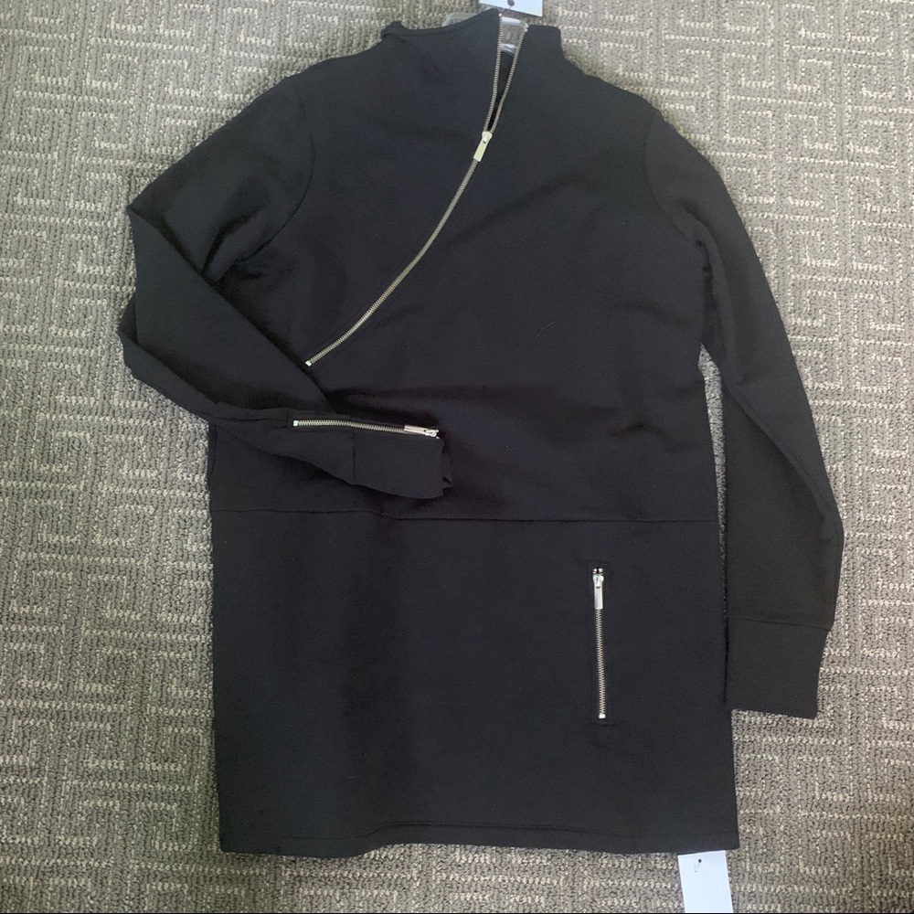 Dress or long top, black